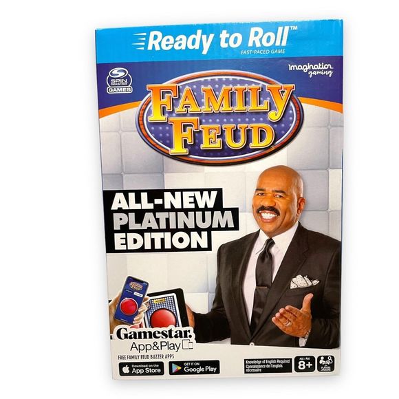 Family Feud Steve Harvey Ready To Roll All New Platinum Edition Game App & Play - Picture 1 of 6